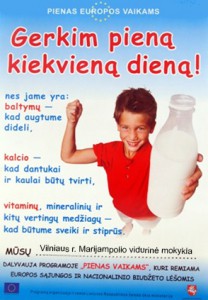 Pienas vaikams